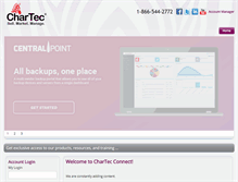 Tablet Screenshot of connect.chartec.net